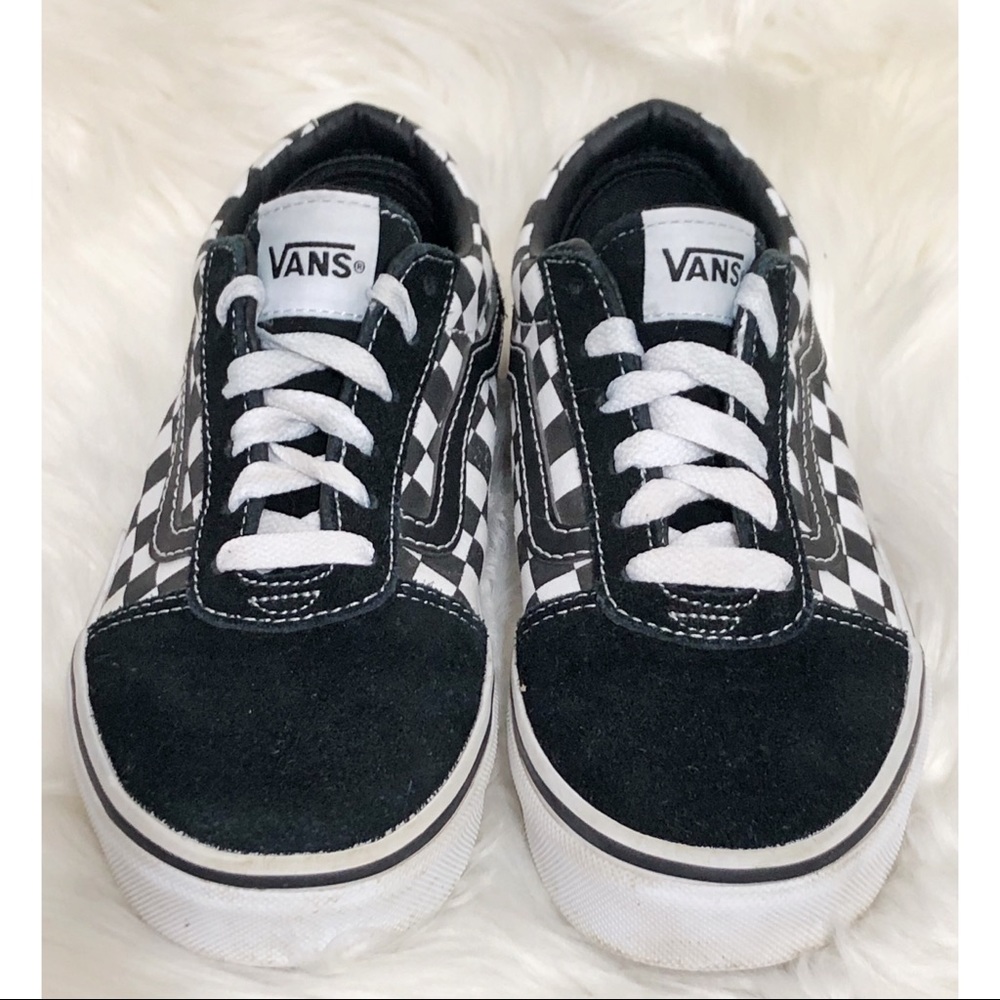 VANS Primary Check Old Skool Shoe - Picture 2 of 6